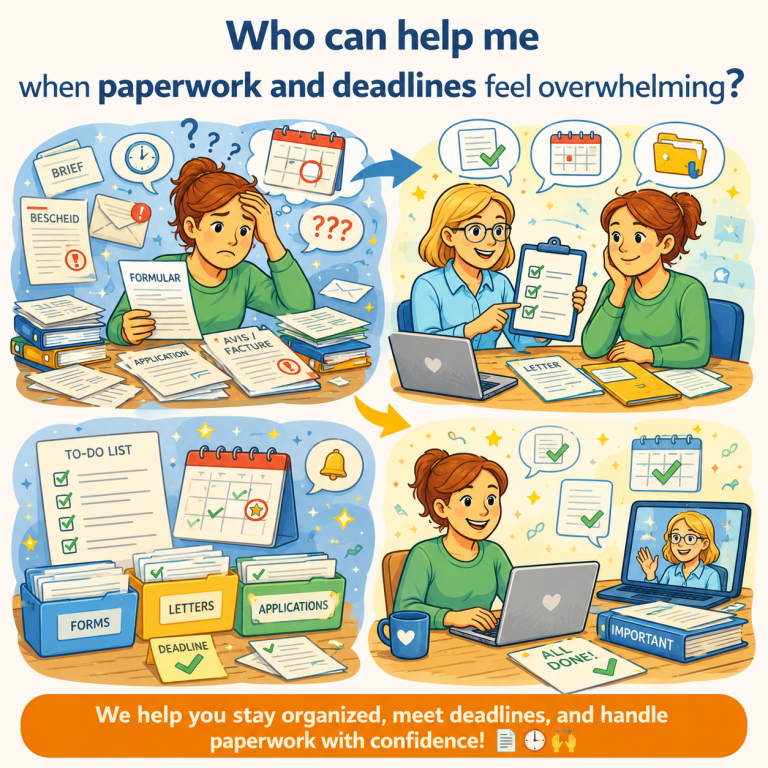 Who can help me when paperwork and deadlines feel overwhelming?